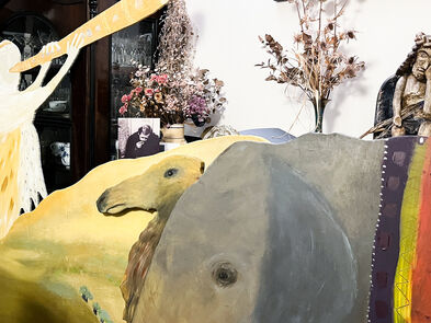 Betlém doma v ateliéru