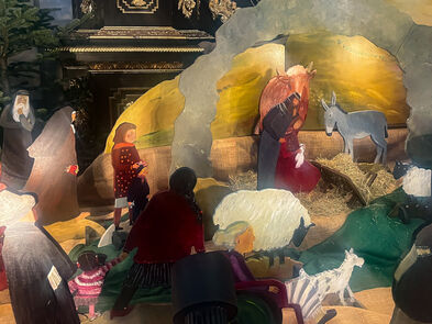 Poutnický betlém u Pražského Jezulátka