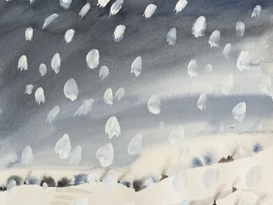 Sníh v Jasině - 2000 Kč