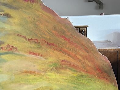 Krajina - západ slunce