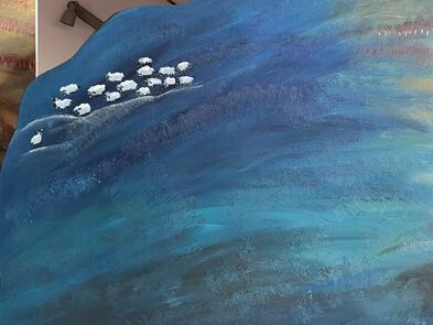 Krajina - ovečky spí